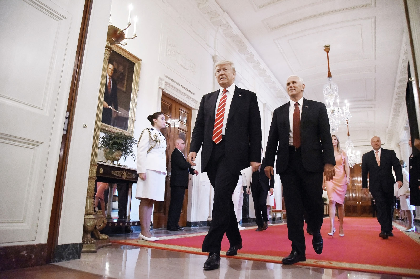 At the White House